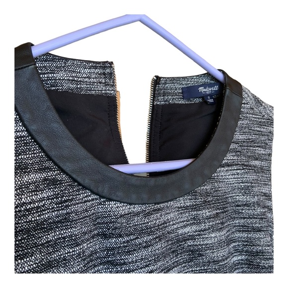 Madewell The Anywhere Tweed Dress Sz 2 - Picture 4 of 8